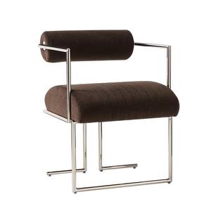 <span class=keywords><strong>Chaise</strong></span> d'art moderne de luxe avec cadre en métal chromé et dossier à roulettes, <span class=keywords><strong>chaise</strong></span> d'appoint design pour salon EU/US - Product Image 2