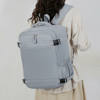 Sac pour ordinateur portable en polyester imperméable avec logo personnalisé, motif géométrique coréen, fermeture éclair, 20-39L, 40x30x20, avec coussin d'air et sangle, pour étudiants, voyages et affaires