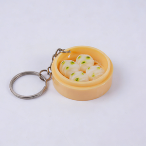 Chaveiros de PVC com Comida Simulada no Atacado, <span class=keywords><strong>Mini</strong></span> Chaveiros Divertidos de PVC com Comida Simulada, Acessórios Decorativos para Pendurar em Mochilas - Product Image 6