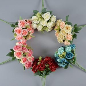 Vente en gros de fleurs artificielles en soie pour la décoration de mariage, roses artificielles au toucher réel, fleurs d'osmanthus artificielles - Product Image 3