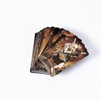 Fabricant de gros conception personnalisée impression personnalisée mode Deck coloré étanche Tarot cartes motif carte à jouer