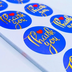 Custom Hologram Seal <b>Label</b> Thank You Sticker for Small Business - Product Image 5