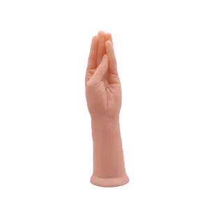 फ़ैक्टरी हॉट सेल इको-पीवीसी यथार्थवादी हाथ के आकार का डिल्डो हस्तमैथुन मालिश महिला जोड़ों के लिए हस्तमैथुन फ़्लर्टिंग सेक्स गेम