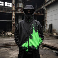 Veste coupe-vent de randonnée softshell personnalisée, hydrochrome, résistante à l'eau, thermosensible et à changement de couleur