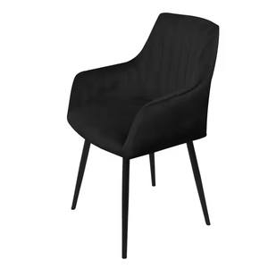 Venta al por mayor de muebles de restaurante de lujo Silla de ocio de tela de terciopelo sillón sillas de comedor - Product Image 5