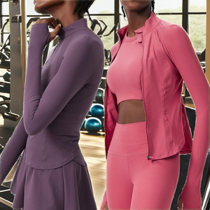 Conjunto Deportivo de 3 Piezas para Mujer, Top Deportivo y Leggings de Cintura Alta, Transpirable, Elástico, Tallas Grandes, para Yoga y Fitness - Product Image 2