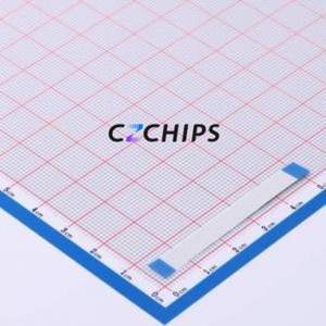 FC-0.5B-10P-50mm FFC Cable (Flexible Flat Cable) P=0.5mm Connector 10P 0.5mm 0.3mm Non-Inverting - Product Image 2