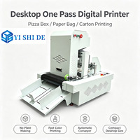Impression de boîtes en papier/sacs en papier, machine d'impression numérique de bureau à passage unique, solution d'impression commerciale petite et efficace