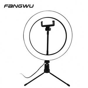 Factory Custom Fill Live Stream Deck 10 Inch Ring Light With Tripod Stand - Product Image 1