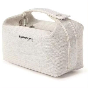 Trousse de Toilette en Toile Personnalisable avec Logo, Grande Capacité, avec Fermeture Éclair, pour Femmes, Sac de Voyage Organisateur - Product Image 1