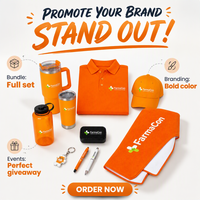 Set de Regalo Promocional con Logotipo Personalizado AI-MICH, Obsequio Corporativo, Vaso, Botella de Agua, Camiseta Polo, Gorra, Altavoz para Medicina y Farmacia