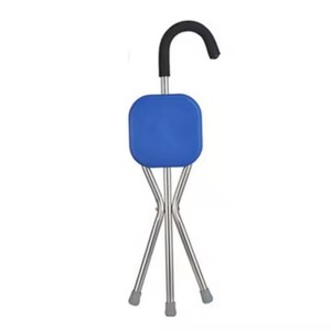 Tabouret de <span class=keywords><strong>canne</strong></span> multifonctionnel et confortable pour une thérapie de rééducation facile Conception de pied triangulaire plié <span class=keywords><strong>à</strong></span> <span class=keywords><strong>trois</strong></span> pattes - Product Image 3