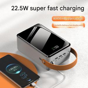2025 New Mobile Power Bank 80000mah Power Banks Usb Chargers Mobile Power Supply 80000mah Portable Wholesale Phone Powerbank - Product Image 3