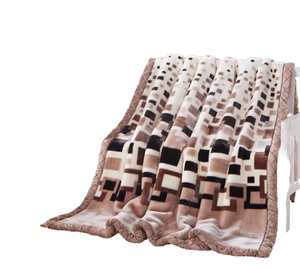 Plaid en polyester gaufré 2 plis de style coréen, poids lourd de 5 kg, doux et chaud, toutes saisons, <span class=keywords><strong>taille</strong></span> personnalisée - Product Image 1