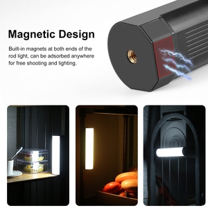 Vendre PULUZ Pu418, lumière LED portable magnétique RVB pleine couleur, 17 cm, pour vidéo, vlog, TikTok, photographie - Product Image 1