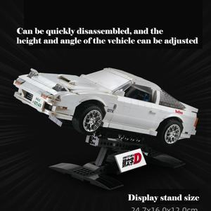 ตัวต่อ SJY-C61022W 1522 ชิ้น ชุดประกอบ DIY รถแข่ง Initial D Mazda RX7-FC บล็อกตัวต่อ รถบังคับวิทยุ - Product Image 2