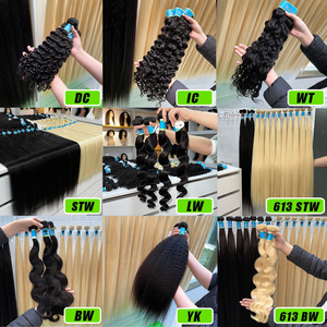 Quảng Châu Nhà cung cấp của Virgin hơi nước xử lý 4C burmese xoăn tóc tự nhiên sóng & kinky afro Kink tóc bó mở rộng - Product Image 4