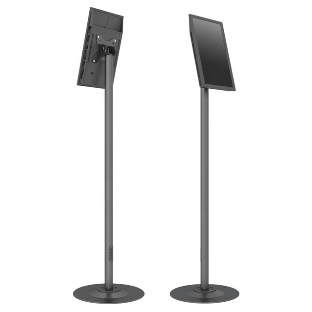 Floorstand Mount for Monitor Anti-theft Universal Adjustable Tablet Display Stand for VESA 75 and 100mm