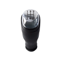 Poignée de levier de vitesses en plastique ABS 5 vitesses pour Renault Clio 4 IV MK4 Kangoo, manuelle, chrome argenté, OE 328654134R, accessoires intérieurs