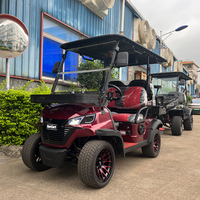 Vente directe d'usine en Chine, voiturettes de golf électriques à batterie lithium 4 roues motrices, 4 places, 4 passagers, pour terrain de golf
