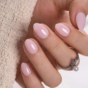 <span class=keywords><strong>Uñas</strong></span> Postizas de Gel Suave en Forma de Almendra Extra <span class=keywords><strong>Cortas</strong></span>, Kit de <span class=keywords><strong>Uñas</strong></span> Postizas <span class=keywords><strong>Color</strong></span> Rosa Nude Reutilizables de Larga Duración con Pegamento &amp;   Pestañas, 32 piezas - Product Image 2