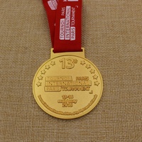 Medalla FSGL de oro personalizada de alta calidad Tournoi International Paris Tournament Medal