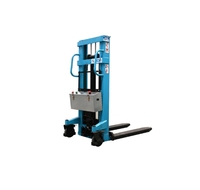 Gerbeur de palettes à prix réduit chariot élévateur électrique hydraulique à petite main télécommandé chariot élévateur manuel portable poussé à la main