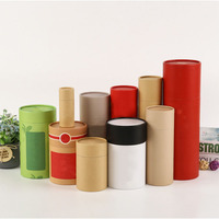 Caja Cilíndrica de Papel Recubierto Reciclable con Logotipo Personalizado al por Mayor para Cosméticos y Aceites Esenciales con Impresión Desvanecedora