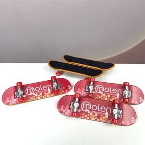 Vente en gros Nouveau paquet Cadeau promotionnel Jouet <span class=keywords><strong>Mini</strong></span> plastique Blanc Roues Impression Couleur Planche de bureau Personnalisé Doigt Planche à roulettes pour enfants - Product Image 6