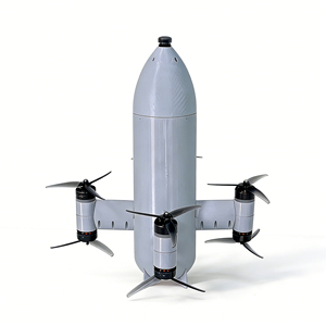 Dron de ala fija tipo cohete, velocidad de 300 km/h, FPV, carreras, GPS, guía por IA, alcance de 10 km, carga útil de 1 kg, accesorios para UAV. - Product Image 1