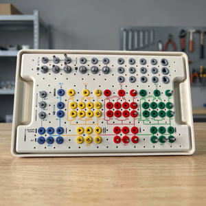 Cassette chirurgicale Straumann d'origine, ensemble d'outils manuels en plastique pour implants, 18 positions de mâchoires pour la chirurgie dentaire, certifié CE - Product Image 3