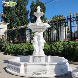 Air Mancur Batu Marmer Malaikat YOUFINE untuk Luar Ruangan - Product Image 2