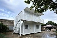20ft 40ft Vorgefertigtes Containerhaus Modulares Faltbares Tragbares Wohn- und Bürozimmer Baustellenkabine Maßgefertigte Großlieferung