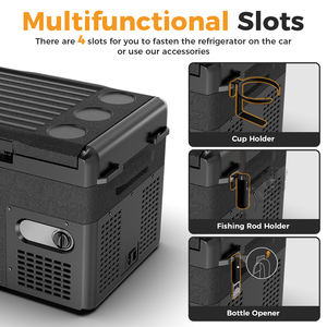 Réfrigérateur-congélateur portable ICECO MCD15B 12V-24V 15L à compresseur, en plastique, pour voiture tout-terrain - Product Image 3
