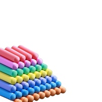 Vente directe usine – Craie en poudre de gypse sans poussière, 6 pièces/boîte, colorée, extra-large, à noyau épais, pour usage extérieur, grande taille