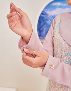 Sipo EID 2023 hồi giáo quần áo thời trang đồng bằng nhiều lớp xếp li baju thiết lập hai mảnh abaya khiêm tốn phù hợp với baju kurung - Product Image 6
