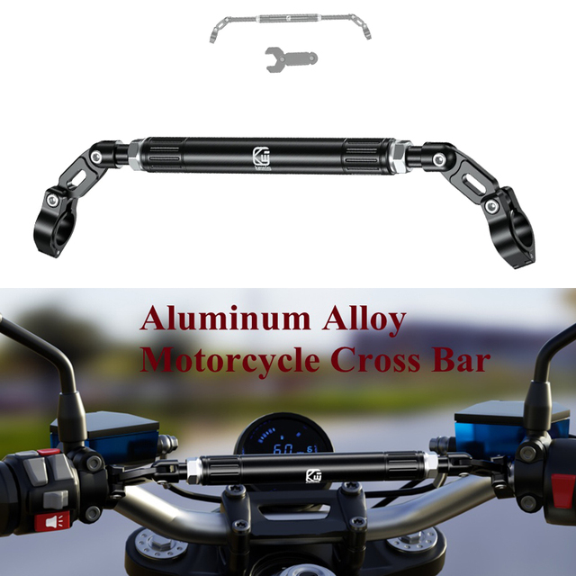 Kewig Custom Motorcycle Extension Multi-functional Bracket Cross Bar Aluminum Alloy for Balance Crossbar Motorcycle Extender