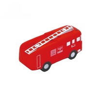Jouet anti-stress en mousse PU à rebond lent, camion de pompiers, forme de dessin animé, doux et moelleux, cadeau pour enfants, ornement pour cadeaux de bienvenue, le plus vendu