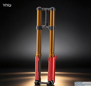 Nuevo Amortiguador Delantero <span class=keywords><strong>para</strong></span> <span class=keywords><strong>Bicicleta</strong></span> Eléctrica Todoterreno YiYo, Suspensión de Resorte de Aceite Ajustable de Acero Aleado <span class=keywords><strong>para</strong></span> <span class=keywords><strong>Bicicleta</strong></span> Eléctrica de Cross Country - Product Image 1
