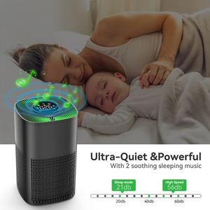 Purificateur d'air adapté pour la maison intelligente, purificateur d'air Wifi avec filtre, purificateur d'air à télécommande - Product Image 4