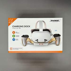 <span class=keywords><strong>Support</strong></span> de contrôleur de station d'accueil de charge avec 2 piles rechargeables pour <span class=keywords><strong>casque</strong></span> Meta Quest 3S / Quest 3 / Quest 2 VR - Product Image 2