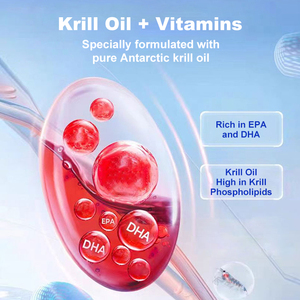 工場卸売 オメガ3豊富な南極オキアミ油 ペット用栄養補助食品 毛皮ケア 関節痛緩和に最適 - Product Image 2