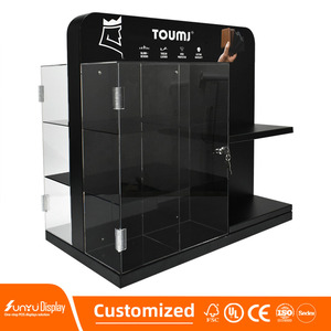 Sang trọng Acrylic Kim Loại 3 Lớp Ví hiển thị đứng cho bán buôn và cửa hàng bán lẻ - Product Image 2