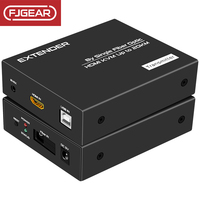 FJ-HUK20 Fjgear KVM Extender HDMI Laris Manis 20Km Mendukung Jarak Jauh Melalui Serat Optik HDMI 1.4