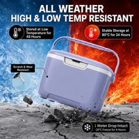 Glacière isotherme en PP, 10/16QT, étanche, écologique, double compartiment, conception thermique, couleurs personnalisables, idéale pour les voyages – Vente directe usine