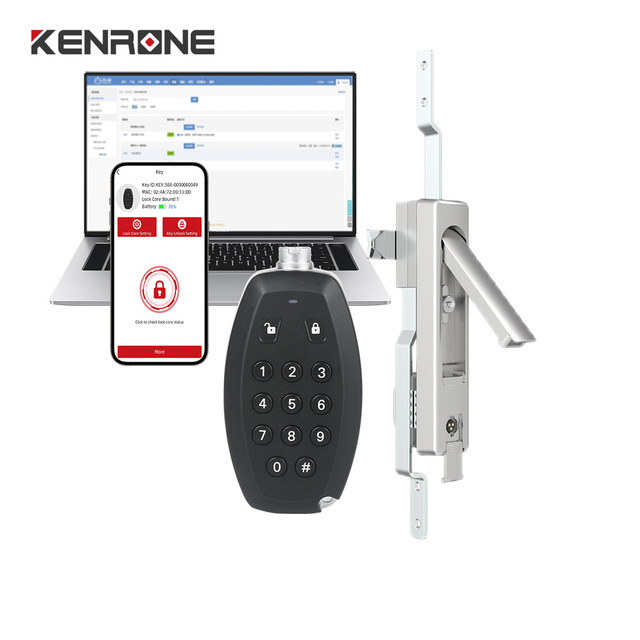 KENRONE Passive Swing Handle Multi-point Rod Lock for Server Chassis Metal Cabinets