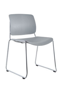 Chaise d'invité empilable moderne et durable en plastique, sans accoudoirs, pour la maison, le bureau et l'usage commercial – Offre Spéciale - Product Image 6