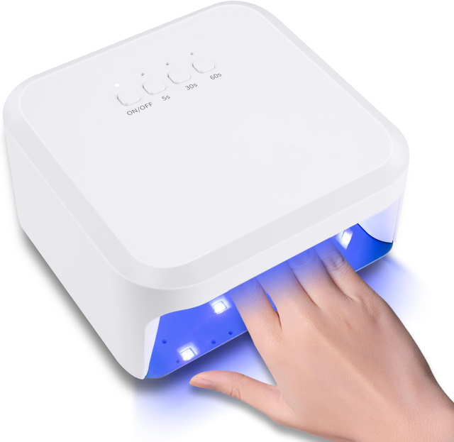 Best Sell Portable Plug-in Mini Nail Gel Curing Machine 48W UV LED Nail Lamp Light with Quick Dry Lamp Electric Power Supply