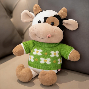 Fabricant de jouets en peluche personnalisés, poupées vache mignonnes de style Kawaii, avec vêtements ou pull, pour machine à griffes - Product Image 5