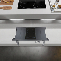 Nouveaux arrivages Tables en céramique à bas prix Cuisinière électrique à induction à brûleur unique Plaques de cuisson au gaz Contrôle tactile Chauffage rapide